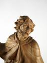 Giovanni Giuliani, Der heilige Rochus, um 1710/1712, Lindenholz, H: 173 cm, Belvedere, Wien, In ...