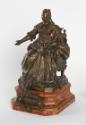 Caspar von Zumbusch, Reduktion des Denkmals für Kaiserin Maria Theresia, 1894, Bronze auf rotma…