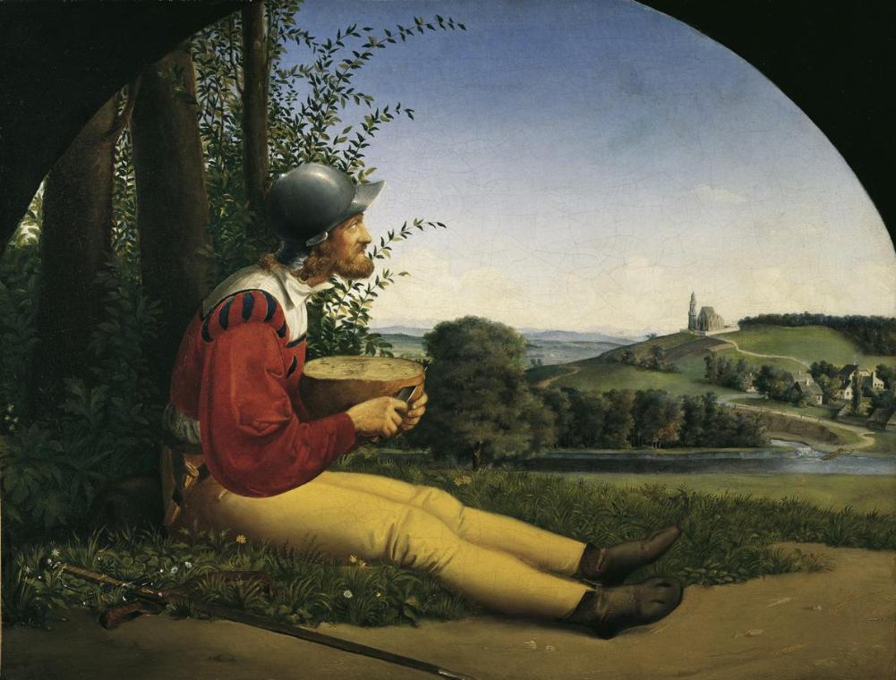 Moritz von Schwind, Der Brotschneider, 1823, Öl auf Leinwand, 49 x 64 cm, Belvedere, Wien, Inv.…