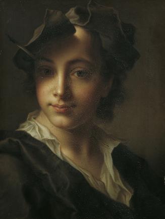 Christian Seybold, Knabenbildnis, vor 1749, Öl auf Kupfer, 41 x 32 cm, Belvedere, Wien, Inv.-Nr…