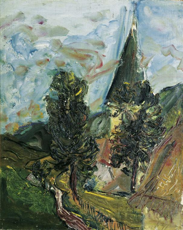 Jean Egger, St. Martin am Silberberg, 1929, Öl auf Leinwand, 79 x 63 cm, Belvedere, Wien, Inv.-…