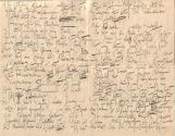 Gustav Klimt, Brief von Gustav Klimt an Emilie Flöge, 18.11.1895, Schwarze Tusche auf Papier, 2…