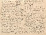 Gustav Klimt, Brief von Gustav Klimt an Emilie Flöge, 18.11.1895, Schwarze Tusche auf Papier, 2 ...