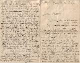 Gustav Klimt, Brief von Gustav Klimt an Emilie Flöge, 11.5.1896, Feder in schwarzer Tusche auf …