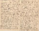 Gustav Klimt, Brief von Gustav Klimt an Emilie Flöge, 20.8.1896, Feder in schwarzer Tusche auf …