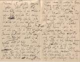 Gustav Klimt, Brief von Gustav Klimt an Emilie Flöge, 29.8.1896, Feder in schwarzer Tusche auf …
