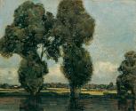 Adolf Hoelzel, Silberpappeln (Wasserpappeln), 1900, Öl auf Leinwand, 68 x 84,4 cm, Belvedere, W…