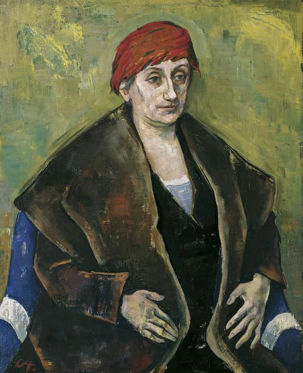 Karl Hofer, Die Malerin Broncia Koller, um 1921/1922, Öl auf Leinwand, 109 x 88,5 cm, Belvedere…