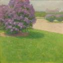 Carl Moll, Heldenplatz mit Flieder, 1900 um, Öl auf Leinwand, 60 x 60 cm, Belvedere, Wien, Inv.…