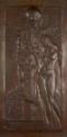 Georg Klimt, Nymphe und Satyr, Kupfertreibarbeit, 65 × 35 cm, Belvedere, Wien, Inv.-Nr. 10862