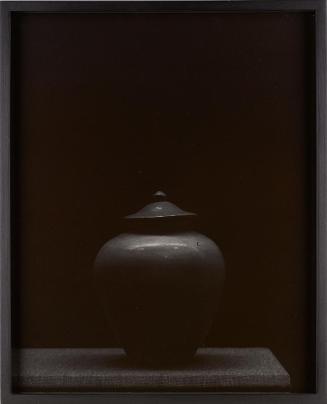 Anja Ronacher, Porzellangefäß, Tang Dynastie, 618–907, Luoyang Museum, China, 2012, Silbergelat ...