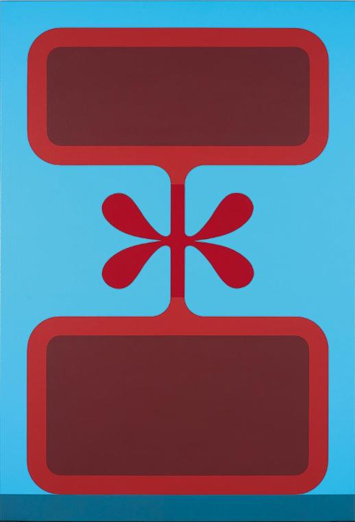 Christian Hutzinger, Ohne Titel (CH 13/2008), 2008, Acryl auf Leinwand, 190 × 130 cm, Belvedere…