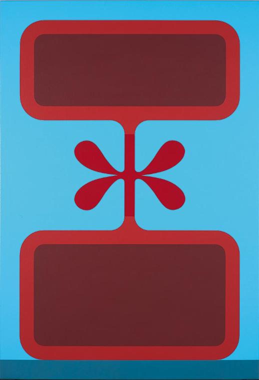 Christian Hutzinger, Ohne Titel (CH 13/2008), 2008, Acryl auf Leinwand, 190 × 130 cm, Belvedere ...