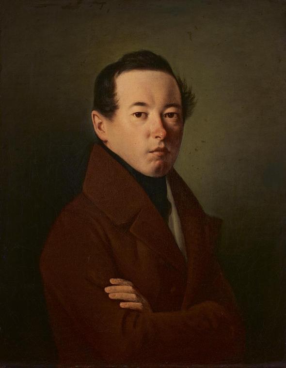 Johann Michael Neder, Selbstbildnis (?), 1854, Öl auf Leinwand, 50 × 39,5 cm, Belvedere, Wien, …