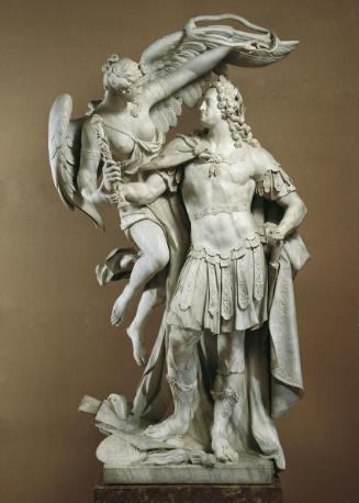 Georg Raphael Donner, Apotheose Karls VI., 1734, Carraramarmor, H: 233 cm, Belvedere, Wien, Inv…