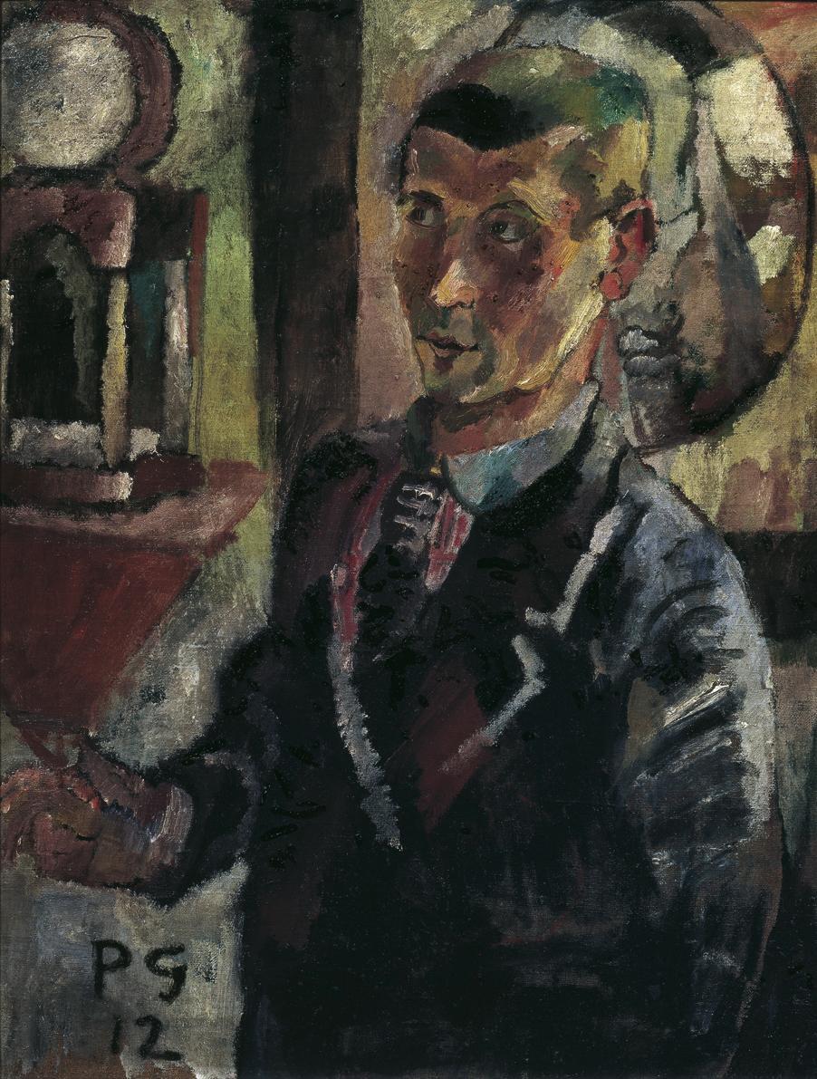 Albert Paris Gütersloh, Selbstbildnis, 1912, Öl auf Leinwand, 70,5 x 54,5 cm, Belvedere, Wien, …