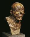 Franz Xaver Messerschmidt, Der Schaafkopf ("Charakterkopf" Nr. 17), 1777/1783, Braun gefleckter…