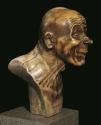 Franz Xaver Messerschmidt, Der Schaafkopf ("Charakterkopf" Nr. 17), 1777/1783, Braun gefleckter ...