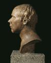 Franz Xaver Messerschmidt, Der Zuverläßige ("Charakterkopf" Nr. 27), 1777/1783 (?), rotbraun pa…