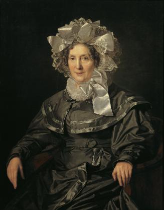 Ferdinand Georg Waldmüller, Elisabeth Waldmüller, die Mutter des Künstlers, 1830, Öl auf Leinwa…
