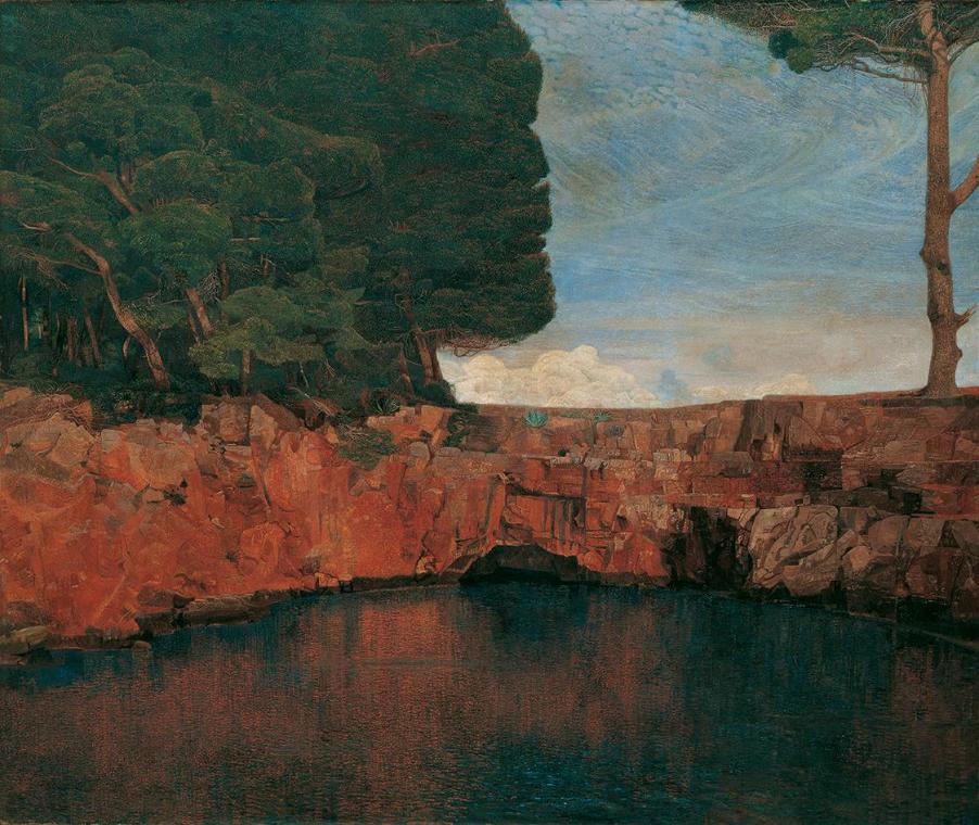 Karl Mediz, Einsamkeit, um 1902/1903, Öl auf Leinwand, 132 x 184 cm, Belvedere, Wien, Inv.-Nr. …