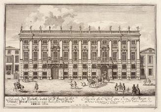 Johann Adam Delsenbach, Facade des Pallasts, welchen [...] Printz Eugenius von Savoyen, in Wien ...