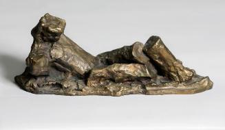Fritz Wotruba, Liegende Figur I, 1972, Bronze, 39,5 × 15,5 × 14,5 cm, Belvedere, Wien, Inv.-Nr.…