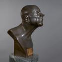 Franz Xaver Messerschmidt, Geruch der zum Niesen reizt ("Charakterkopf" Nr. 31), 1777/1783, Ble…
