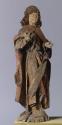 Wiener Bildschnitzer (?), Erzengel Gabriel einer Verkündigungsgruppe, um 1490, Lindenholz, Fass…