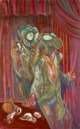 Marc Adrian, Study, Mr and Mrs Remenyteljes, 1971, Öl auf Leinwand, 89,5 × 56 cm, Belvedere, Wi…