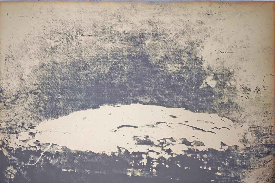 Lisa Oppenheim, Belvedere Heliograms, 2012, Silbern getönter Silbergelatine-Druck, auf Aluminiu…