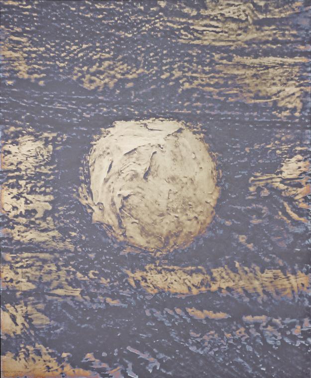 Lisa Oppenheim, Belvedere Heliograms, 2012, Silbern getönter Silbergelatine-Druck, auf Aluminiu…