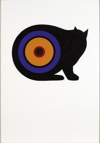 Hermann Painitz, Mehr als die Summe der Teile, Entwurf, 1997, Acrylfarbe, Papiermontage, 51 × 3…