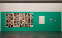 Anna Jermolaewa, Noch kein Titel, 2013, 40 C-Prints, 1 Collage (Tinte und Bleistift auf Papier)…