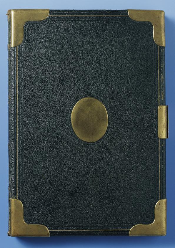 August von Pettenkofen, Skizzen-Album, undatiert, Portfolio mit eingeklebten Skizzen, grünem Le…
