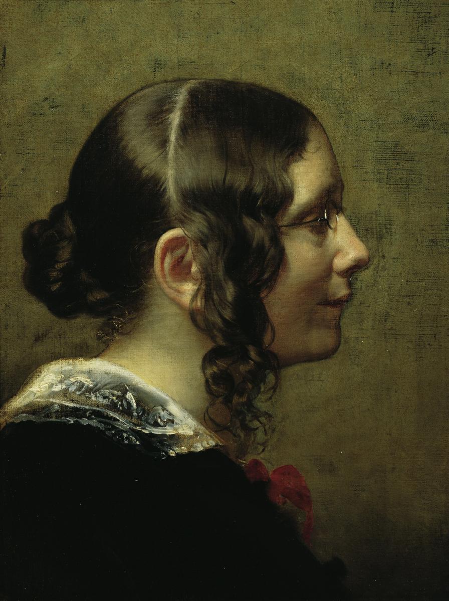 Friedrich von Amerling, Luise Pfeiffer-Nathusius (1811–1891), 1846, Öl auf Leinwand, 50,5 × 38,…