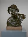 Constantin Emile Meunier, Puddler, 1894/1895, Bronze, Steinsockel, Bronze: 48,2 × 43 × 34 cm, B…