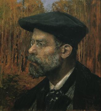Johann Victor Krämer, Der Maler Theodor von Hörmann, 1896, Öl auf Holz, Belvedere, Wien, Inv.-N…