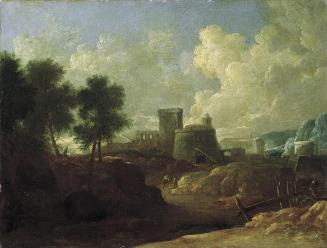 Ignaz Flurer, Flusslandschaft, um 1730/1742, Öl auf Leinwand, 61 x 82 cm, Belvedere, Wien, Inv.…