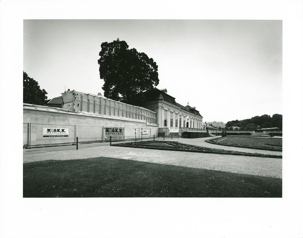 Gerald Zugmann, Dokumentation Verbindungsgang zwischen der Orangerie und dem Unteren Belvedere, ...