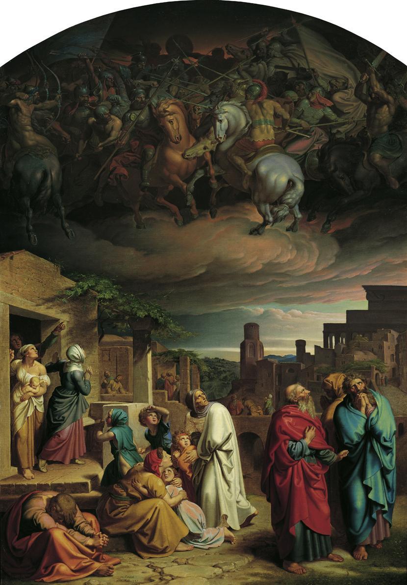 Joseph von Führich, Vision der Einwohner Jerusalems vor der Eroberung der Stadt durch Antiochus…