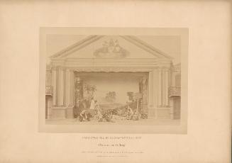 Johannes Bernhard, Passionsspiel von Ober-Ammergau - Christus am Ölberg, 1880, Silbergelatineab…