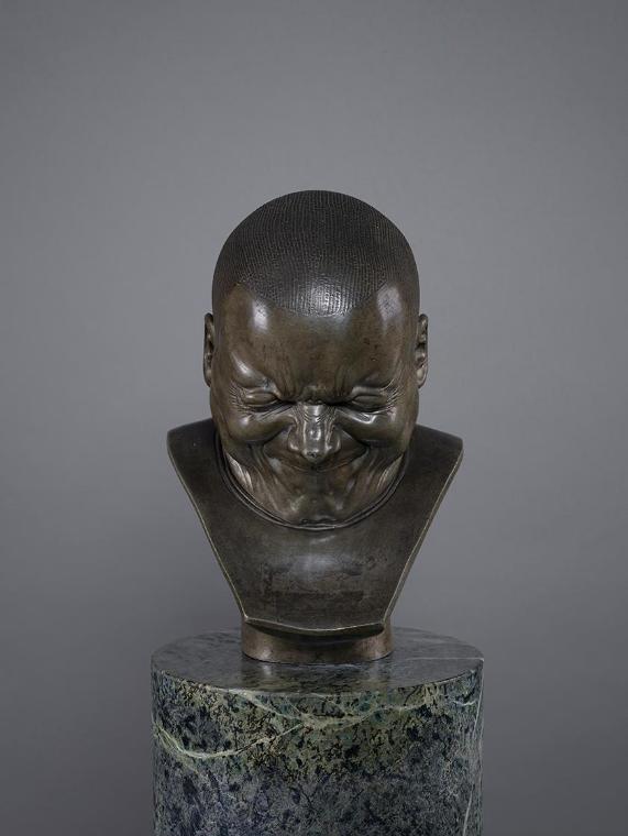 Franz Xaver Messerschmidt, Ein Erzbösewicht ("Charakterkopf" Nr. 33), 1777/1783, Zinnguss (79,9…