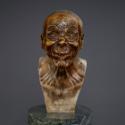 Franz Xaver Messerschmidt, Der Schaafkopf ("Charakterkopf" Nr. 17), 1777/1783, Braun gefleckter…