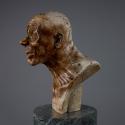 Franz Xaver Messerschmidt, Der Schaafkopf ("Charakterkopf" Nr. 17), 1777/1783, Braun gefleckter ...