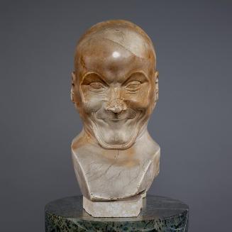 Franz Xaver Messerschmidt, Ein Schalksnarr ("Charakterkopf" Nr. 35), 1777/1783, Braun gefleckte…