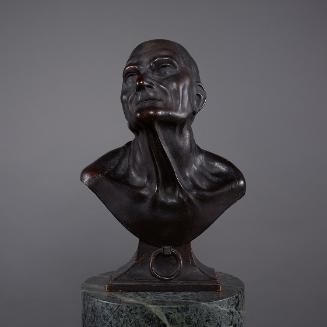 Anton Marschall, Seneca, um 1780/1790, Holz, schwarz gefasst, H: 43 cm, Belvedere, Wien, Inv.-N…