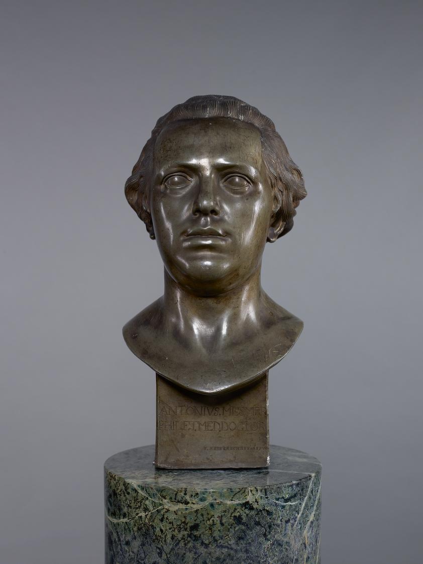 Franz Xaver Messerschmidt, Franz Anton Mesmer, 1770, Metall (Bleiguss?), 48 x 22 x 22 cm, 2005 …