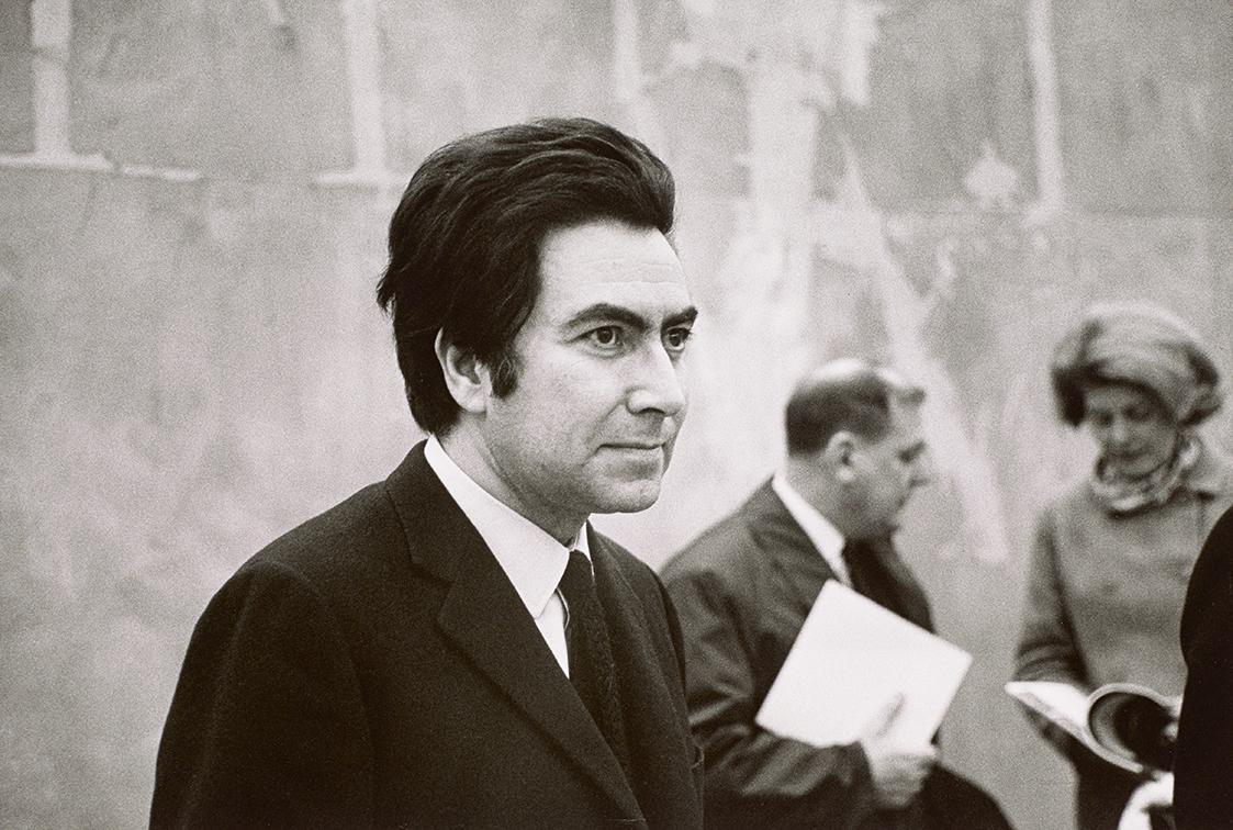 Peter Baum, 15. März 1968. Eröffnung der großen Ausstellung des Katalanen Antoni Tàpies, 1968, …