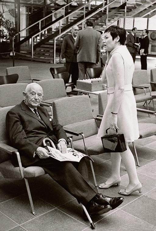 Peter Baum, Pressekonferenz zur Ausstellung Fernand Léger, April 1968. Daniel Henry Kahnweiler …